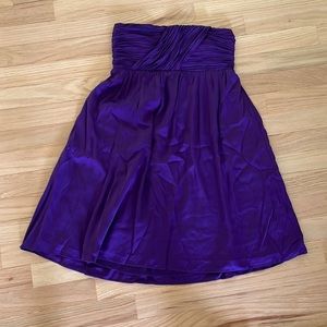 Purple Alice + Olivia babydoll dress